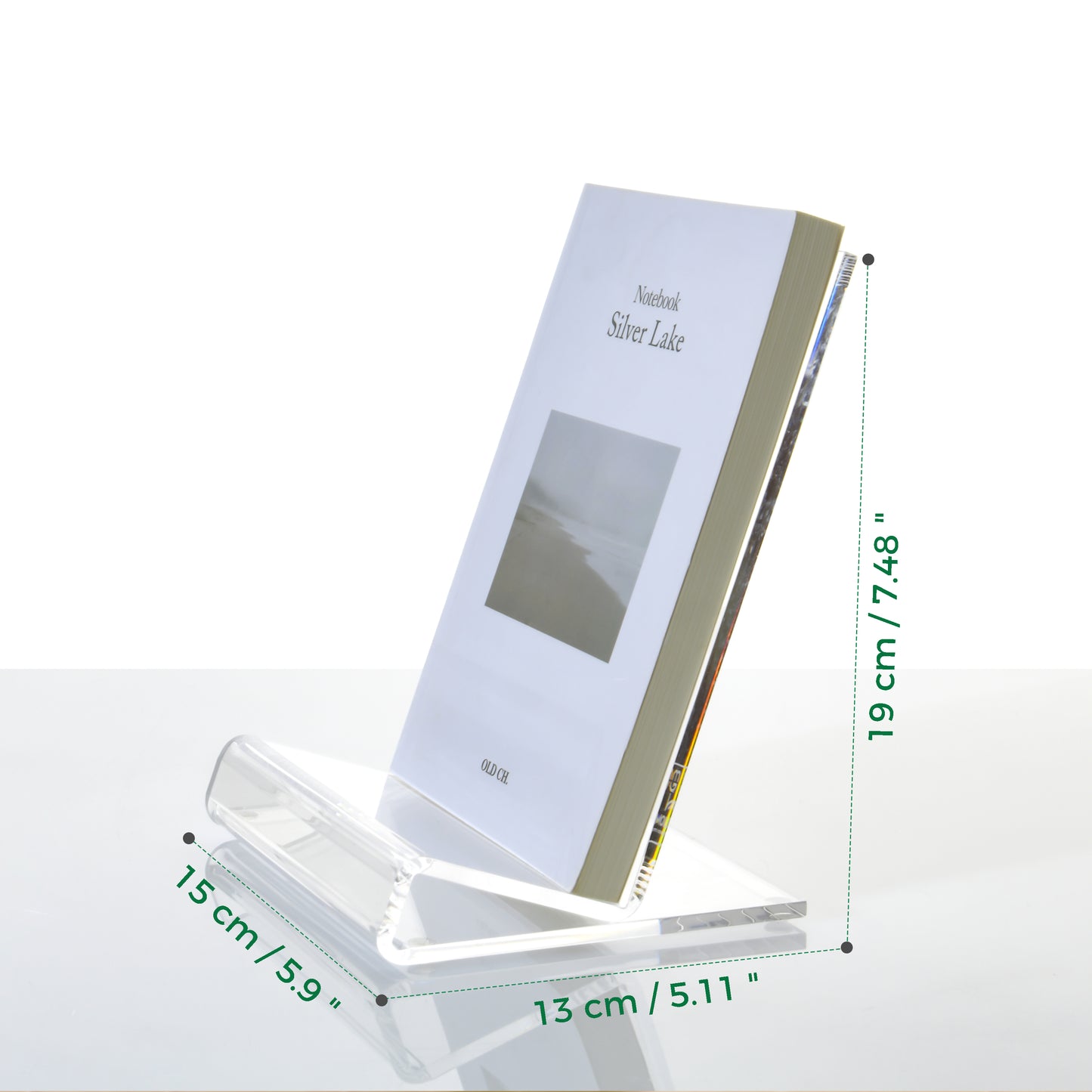 AIMOLLY bookstore bookshelf transparent book stand A4 book reading rack exhibition hall magazine reading rack books and periodical storage rack desktop file office display rack acrylic.(Model AML-018/019/020)