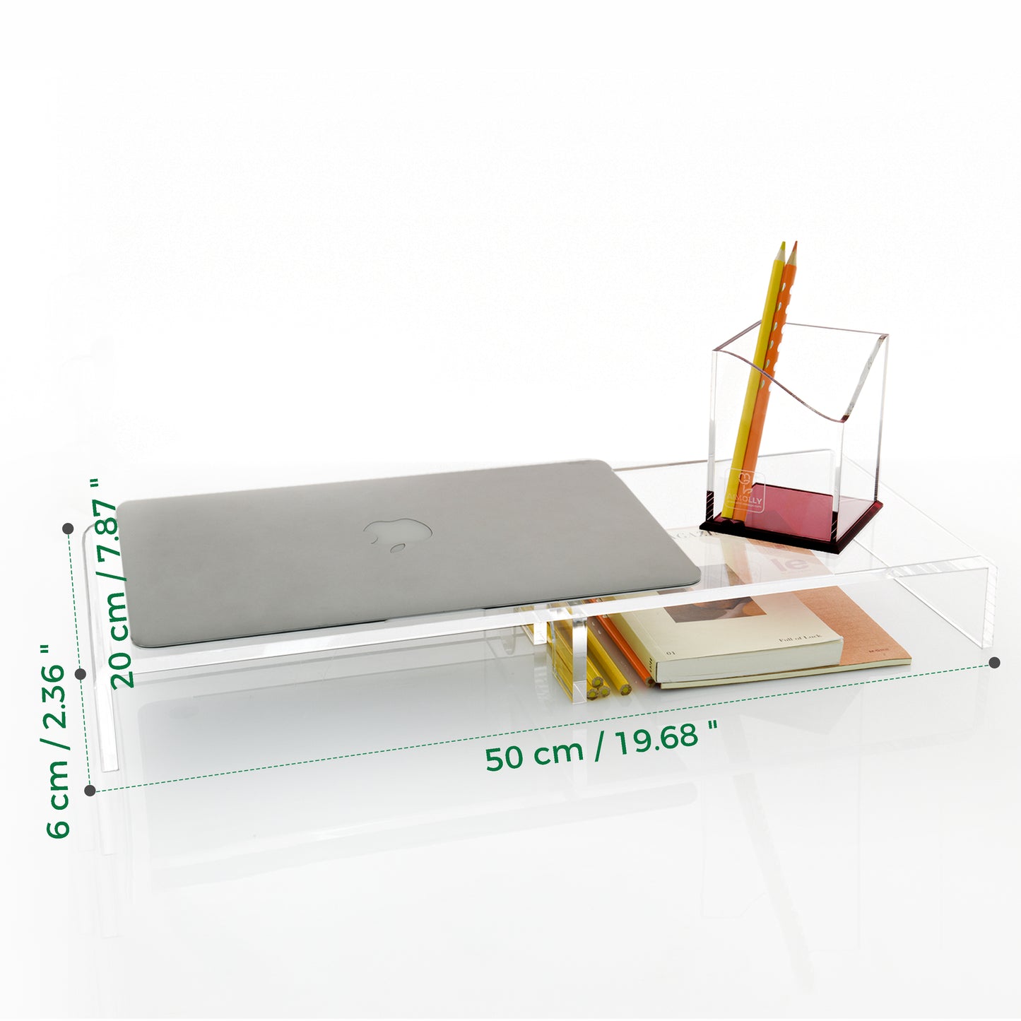 AIMOLLY transparent acrylic book display rack, book organizing rack, used for new book release, display of magazines, books,CDs, etc.(Model AML-021/022)