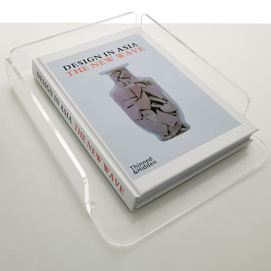 AIMOLLY Acrylic File Rack Small Bookshelf Desktop Transparent A4 Folder Information Rack Storage Document Rack Express Single Rack Storage Test Paper Sorting Rack File Box.(Model AML-049)