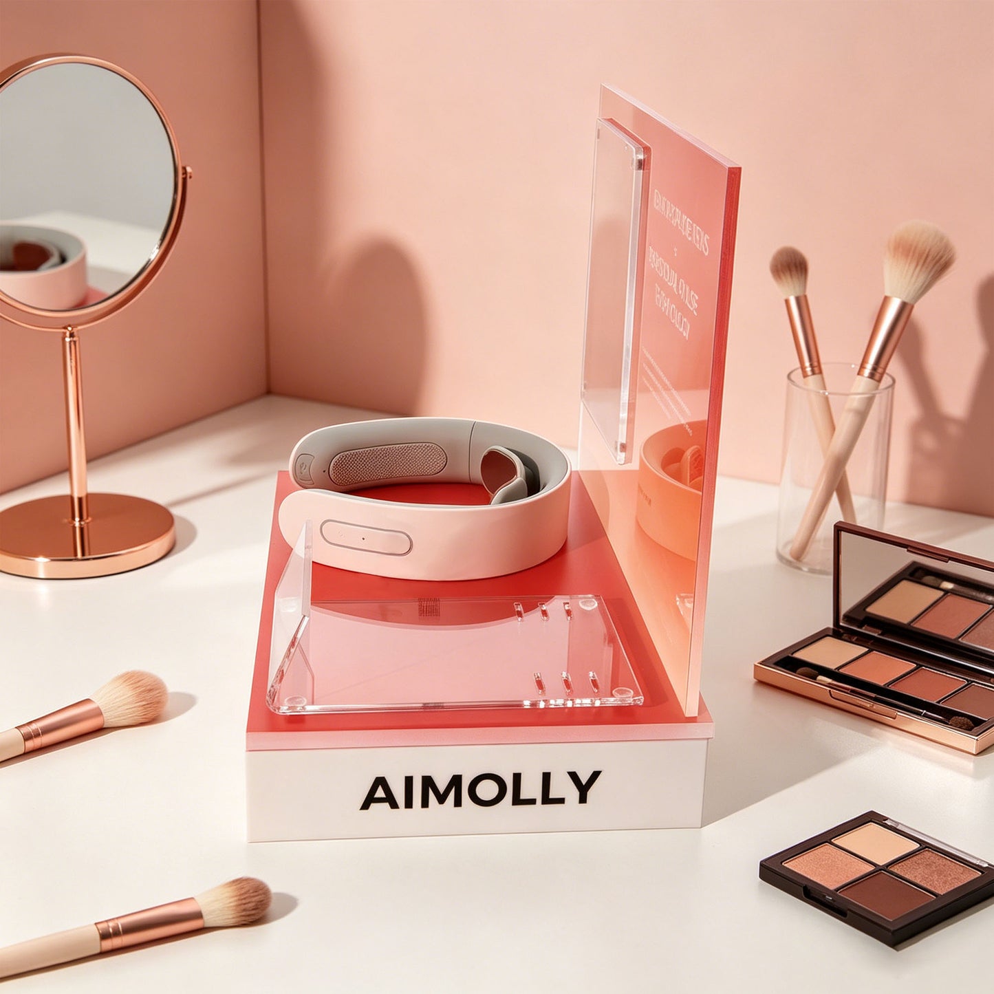 Clear Acrylic Makeup Display Box
