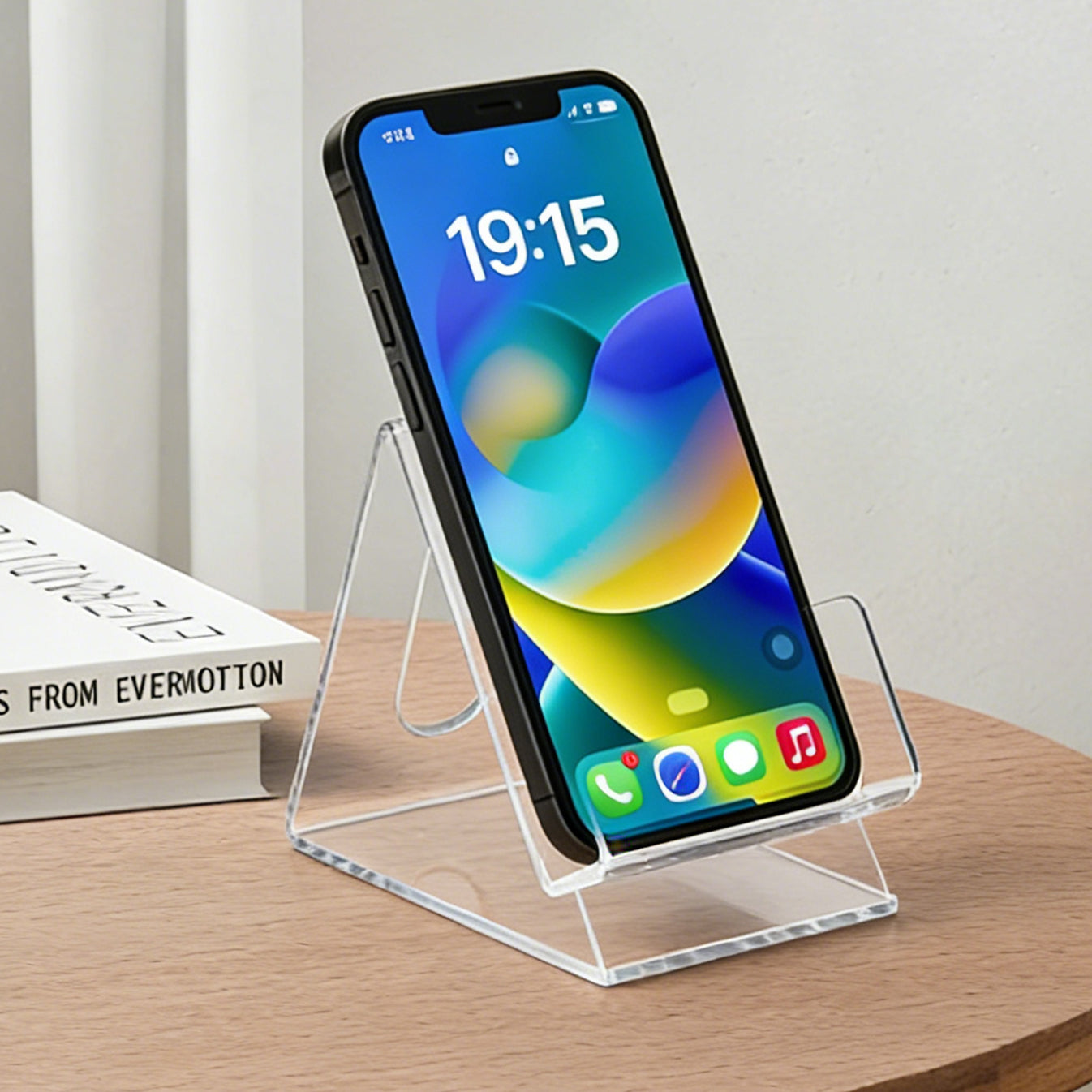 Clear Acrylic Triangular Phone Stand