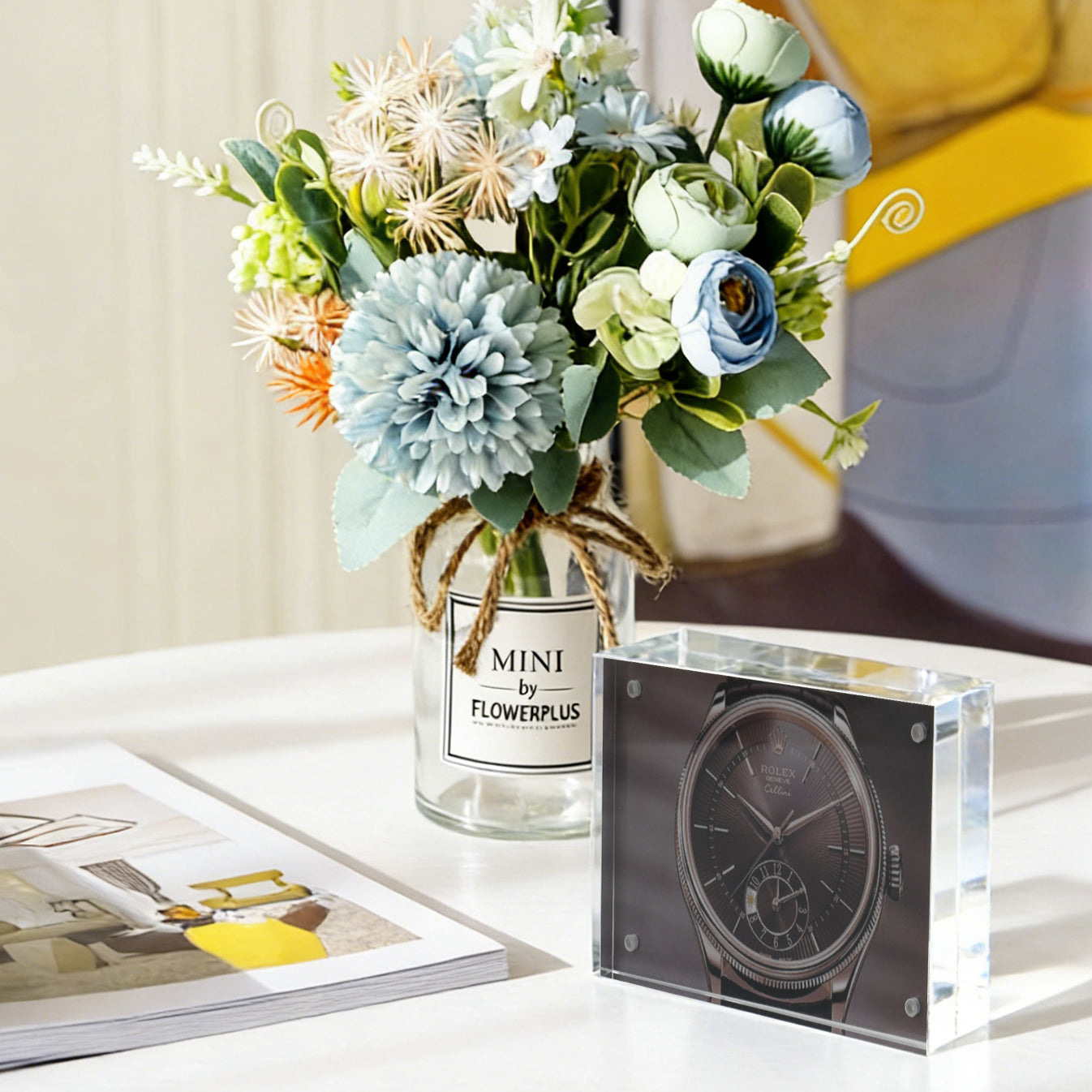 Clear Acrylic Desktop Photo Frame