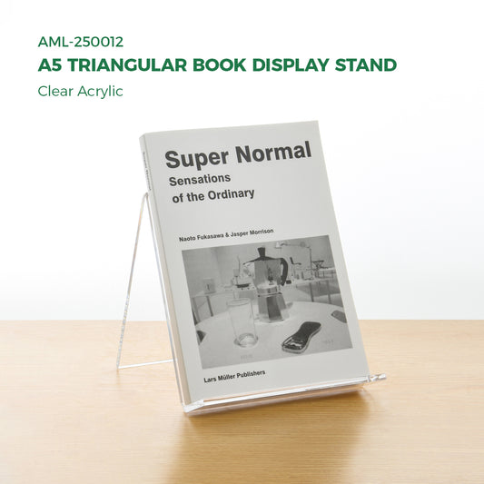 AIMOLLY transparent acrylic book display rack, book organizing rack, used for new book release, display of magazines, books,CDs, etc.(Model AML-011/012)