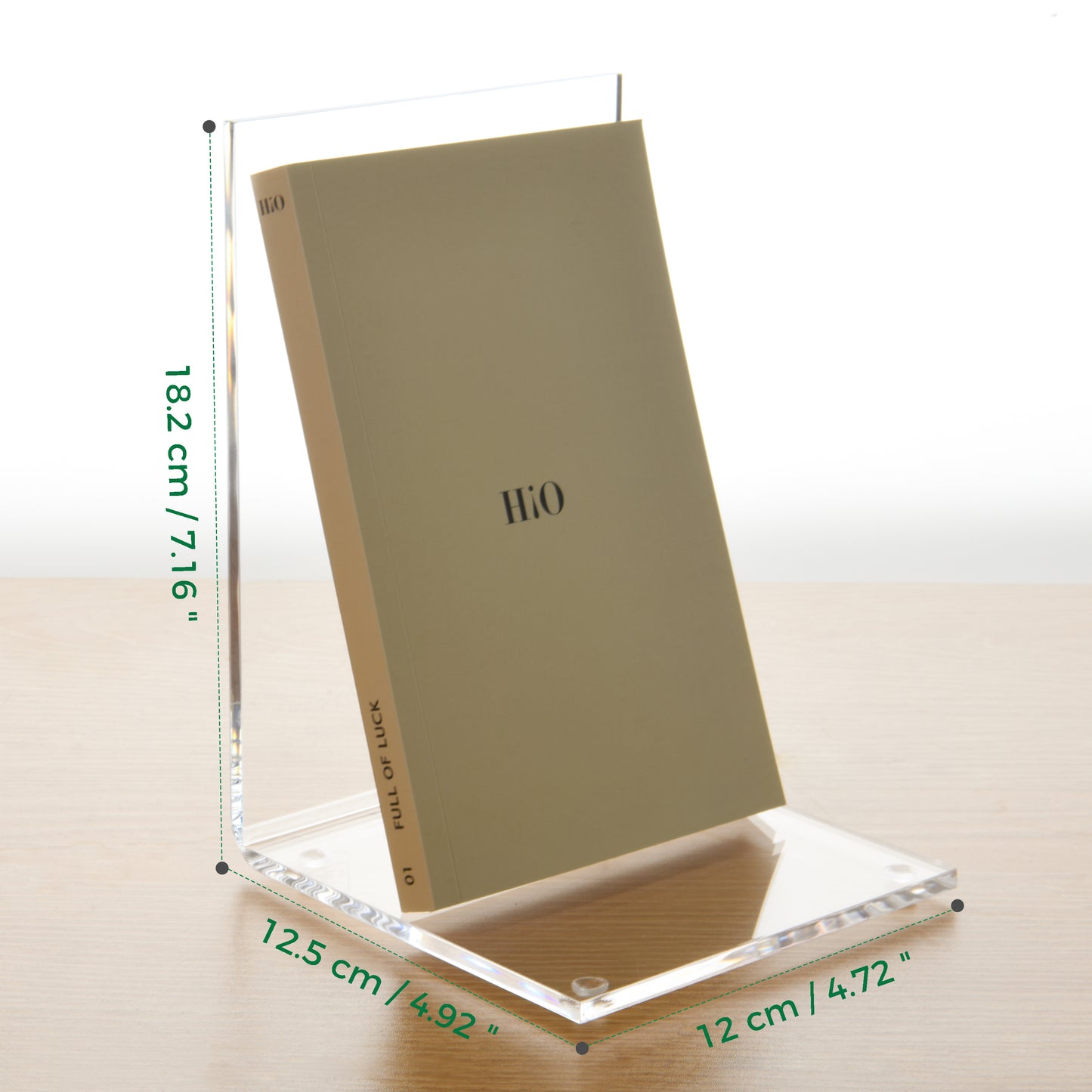 AIMOLLY transparent acrylic book display rack, book organizing rack, used for new book release, display of magazines, books,CDs, etc.(Model AML-009/010)
