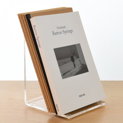 AIMOLLY transparent acrylic book display rack, book organizing rack, used for new book release, display of magazines, books,CDs, etc.(Model AML-009/010)