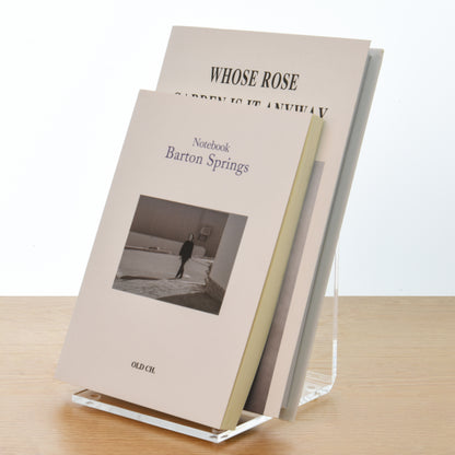 AIMOLLY transparent acrylic book display rack, book organizing rack, used for new book release, display of magazines, books,CDs, etc.(Model AML-009/010)