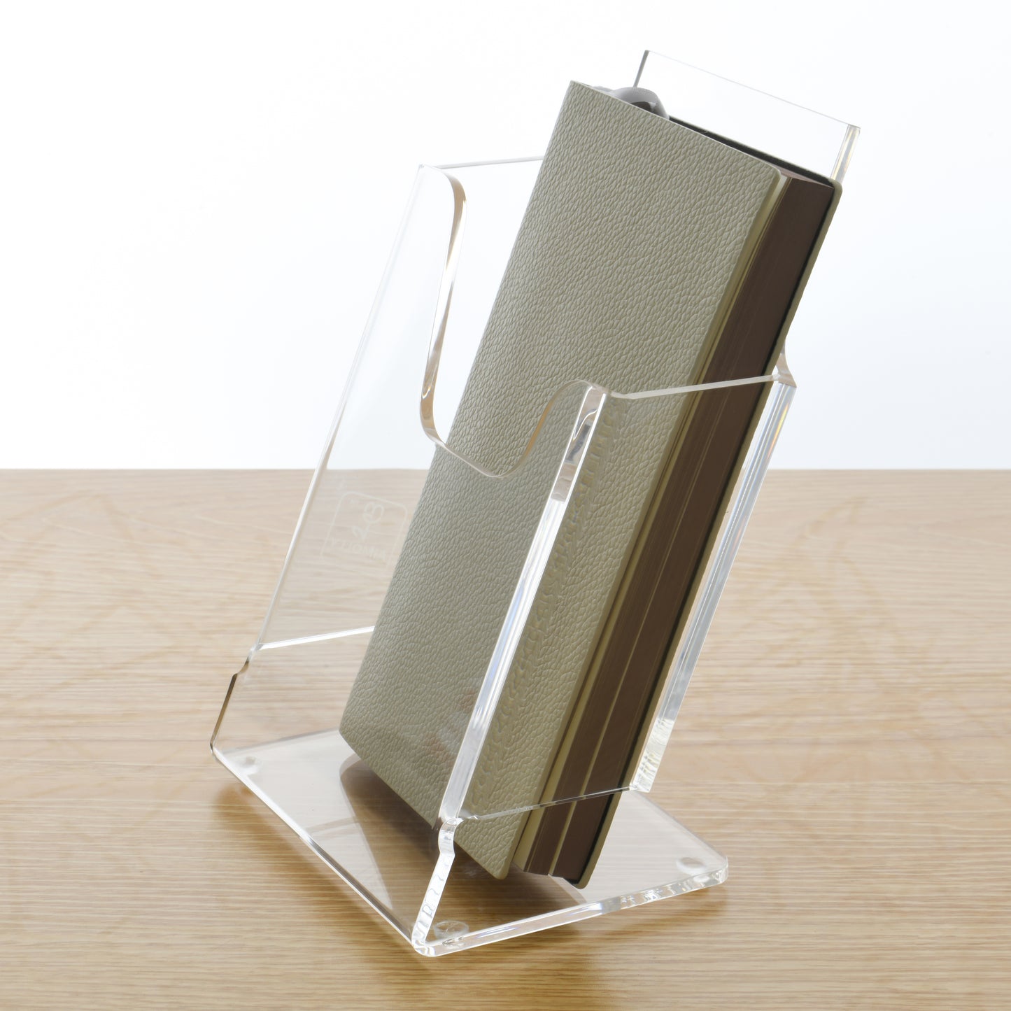 AIMOLLY information display rack A4 magazine rack transparent acrylic thickened shelf table reading folding rack office newspaper rack .(Model AML-013/014/015)