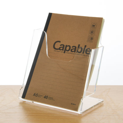 AIMOLLY information display rack A4 magazine rack transparent acrylic thickened shelf table reading folding rack office newspaper rack .(Model AML-013/014/015)