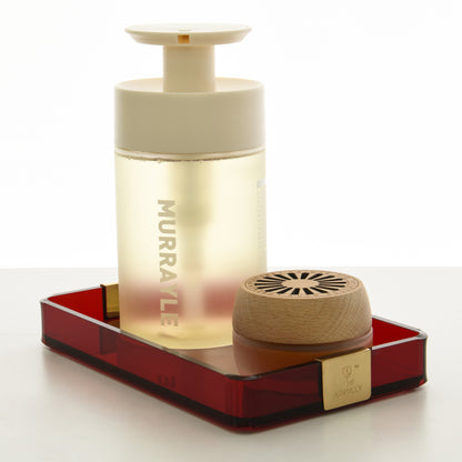 AIMOLLY acrylic storage tray washstand cup holder is suitable for storage trays for cosmetics, stationery, jewelry display, etc.(Model AML-030/031)