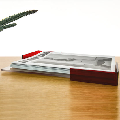 AIMOLLY Acrylic large-capacity storage tray hotel sink cup holder is suitable for storage trays such as cosmetics, documents, stationery, and jewelry displays.(Model AML-034)