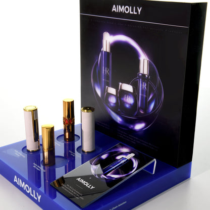 Clear Acrylic  5-HoleMakeup Display Box