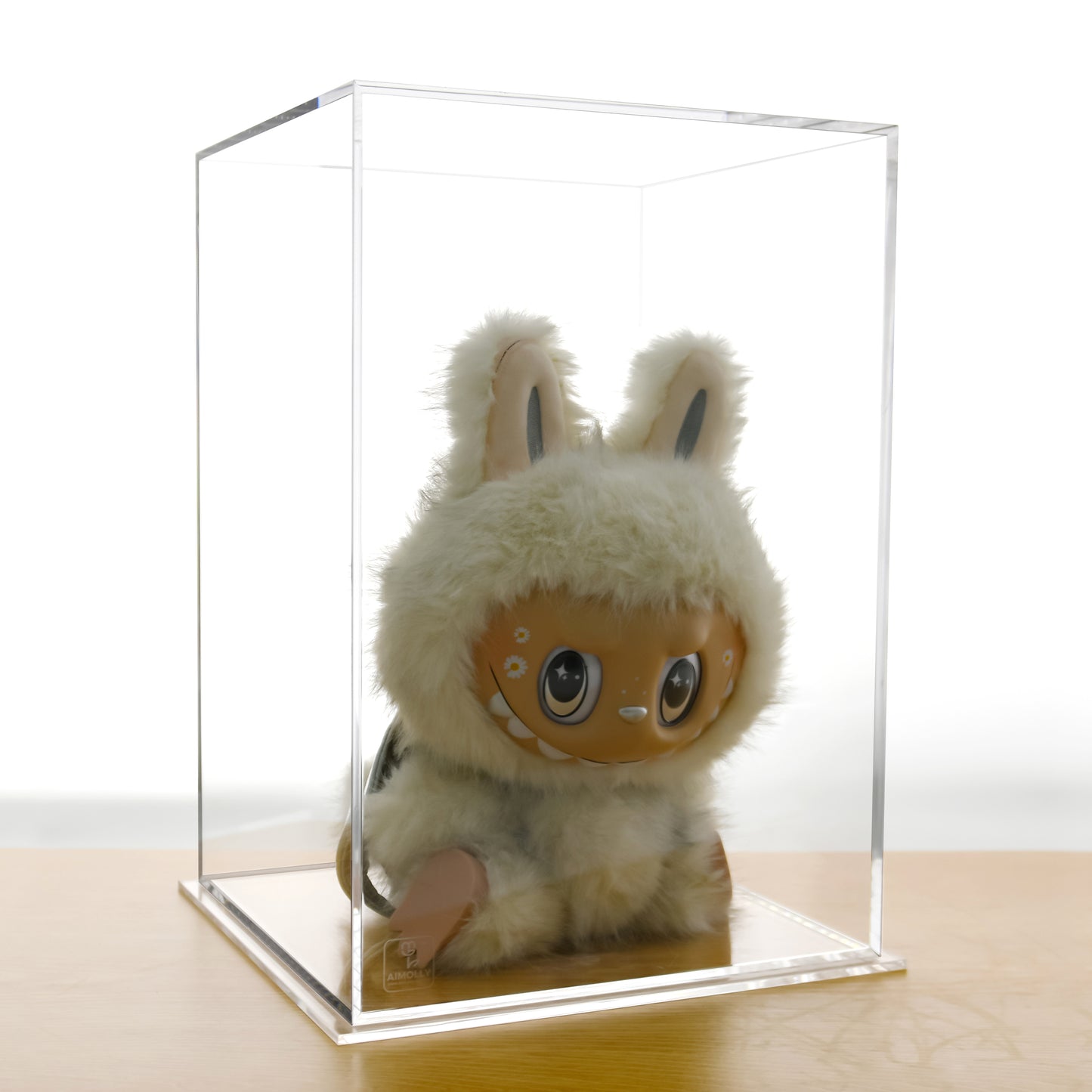 AIMOLLY highly transparent acrylic figurines, clay, dolls, figurines, building blocks, basketballs and other dust covers/storage boxes/display boxes.(Model AML-047/048)