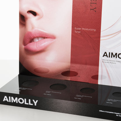 Clear Acrylic  4-Hole Makeup Display Box