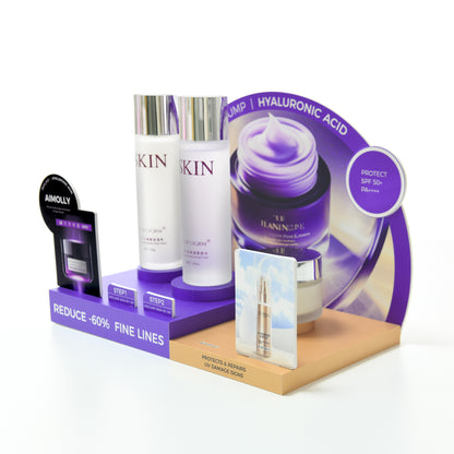 Clear Acrylic  5-HoleMakeup Display Box