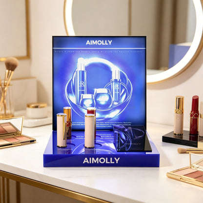 Clear Acrylic  5-HoleMakeup Display Box