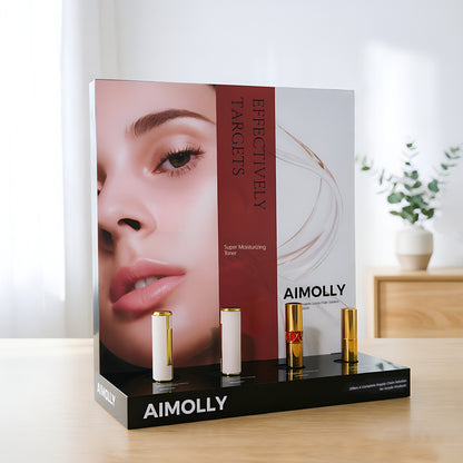 Clear Acrylic  4-Hole Makeup Display Box