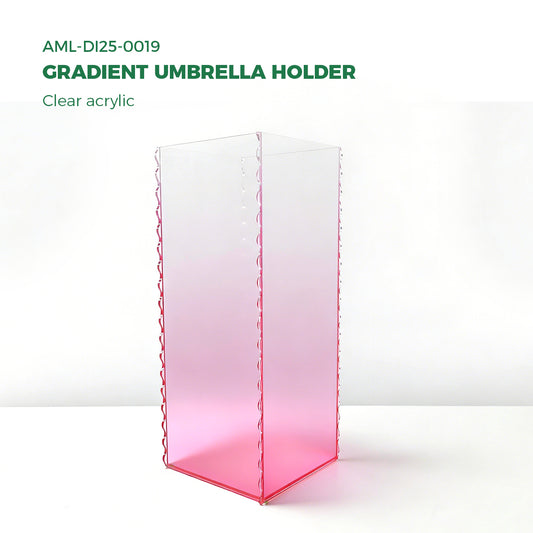 Clear Acrylic Gradient Umbrella Holder