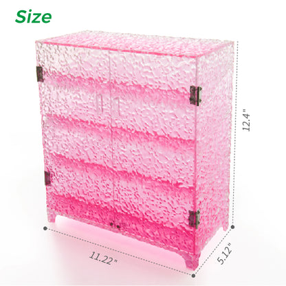 Clear Acrylic Gradient Ripple Storage Box