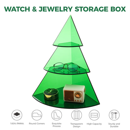 Clear Acrylic Watch and Jewelry Case