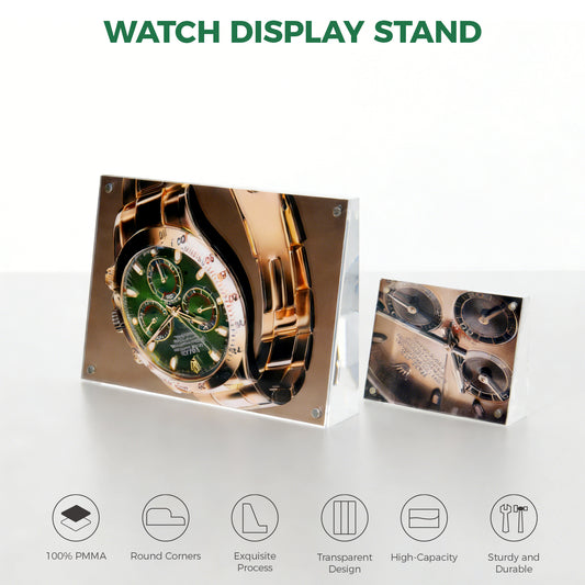 Clear Acrylic Watch Display Stand, (30mmT)