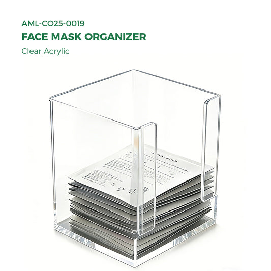 Clear Acrylic Face Mask Organizer