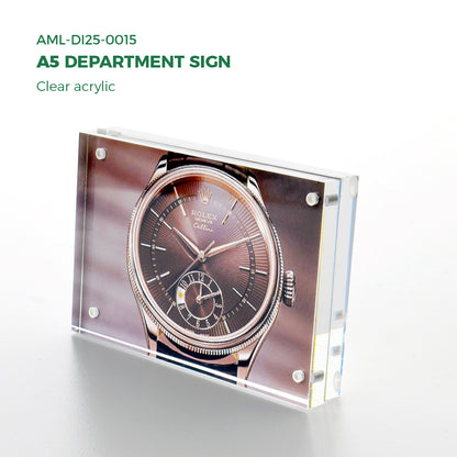 Clear Acrylic Desktop Photo Frame