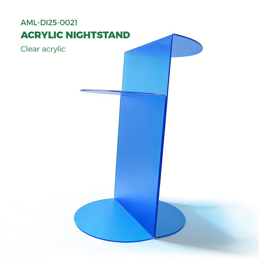 Clear Acrylic round table（2-tier）