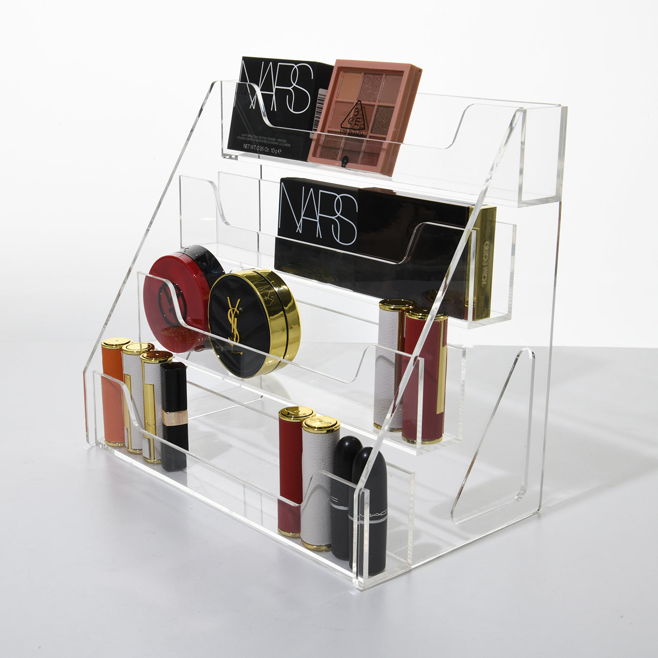 Clear Acrylic  Trapezoidal storage box