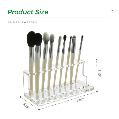 AIMOLLY Acrylic pen holder stand, custom-made high-quality desktop pencil organizer, makeup brush holder, transparent acrylic transparent plastic pen stand, acrylic pen holder (Model AML-059)