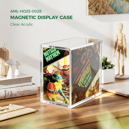 AIMOLLY - Transparent Acrylic Magnetic Display Box - Balanced Treasure Box (Premium Acrylic Display Protection Box, Model: AML-HO25-0028)