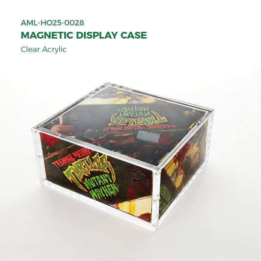 AIMOLLY - Transparent Acrylic Magnetic Display Box - Balanced Treasure Box (Premium Acrylic Display Protection Box, Model: AML-HO25-0028)