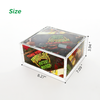 AIMOLLY - Transparent Acrylic Magnetic Display Box - Balanced Treasure Box (Premium Acrylic Display Protection Box, Model: AML-HO25-0028)