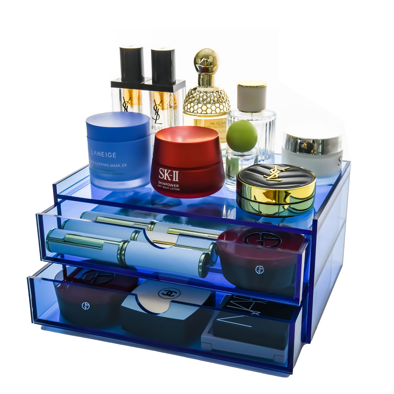 Clear Acrylic Drawer Makeup Organizer