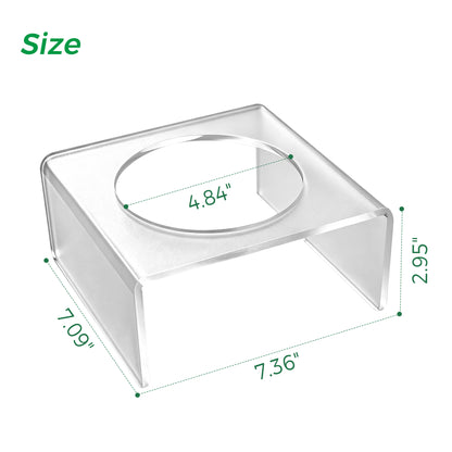AIMOLLY acrylic  Elevated Dog/Cat Feeder， Elevated Dog/Cat Feeder，AML-PE25-0012/13