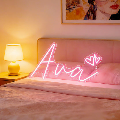 Clear Acrylic LED Neon Hand Sign