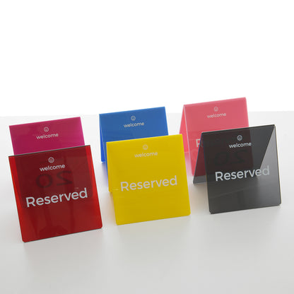 Acrylic Table Tent Cards | Durable & Waterproof