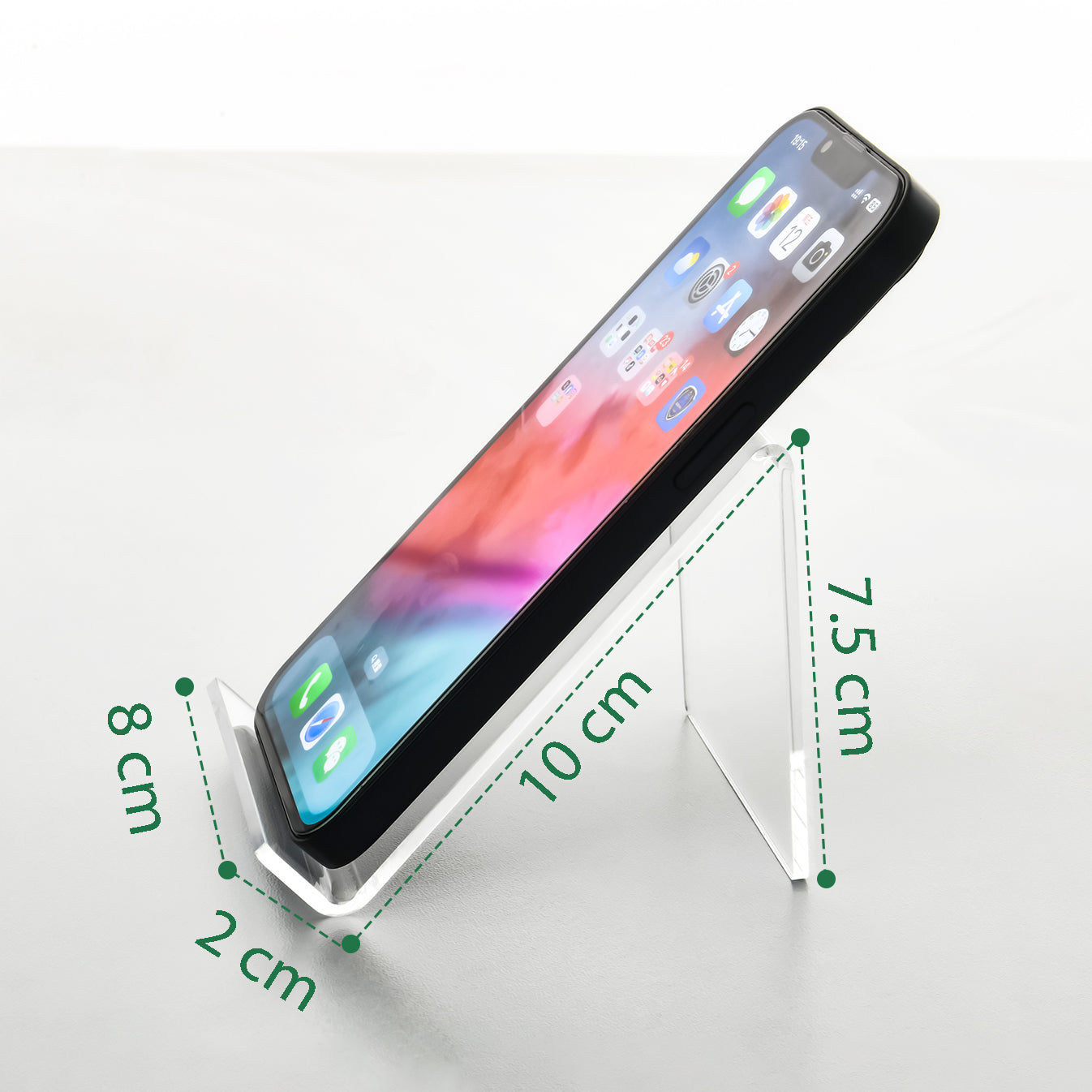 Clear Acrylic Triangular Phone Stand