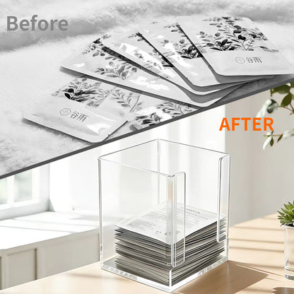 Clear Acrylic Face Mask Organizer