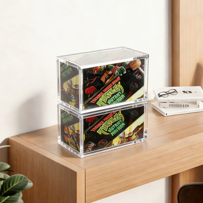 AIMOLLY - Transparent Acrylic Magnetic Display Box - Balanced Treasure Box (Premium Acrylic Display Protection Box, Model: AML-HO25-0028)