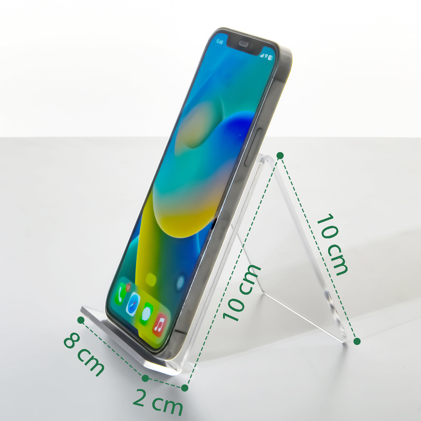 Clear Acrylic Triangular Phone Stand