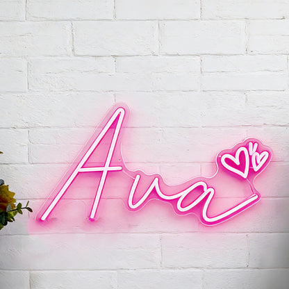 Clear Acrylic LED Neon Hand Sign