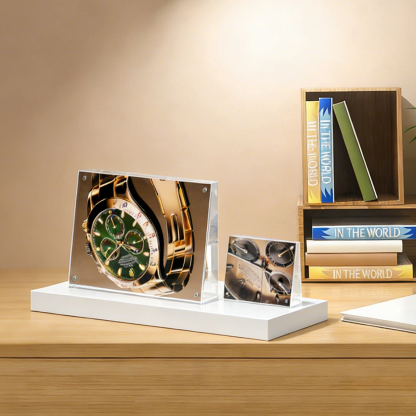 Clear Acrylic Watch Display Stand, (30mmT)