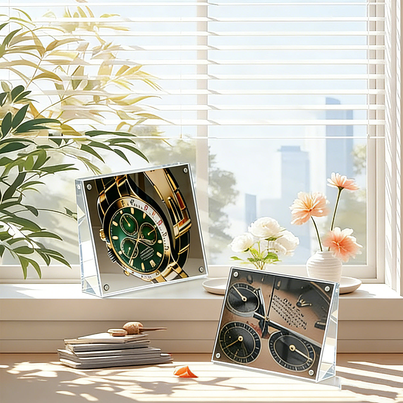 Clear Acrylic Watch Display Stand, (30mmT)
