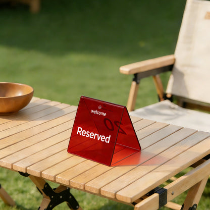 Acrylic Table Tent Cards | Durable & Waterproof