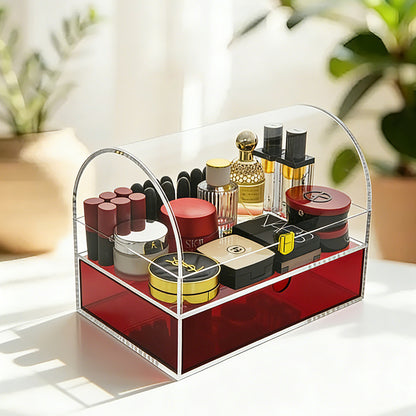 Clear Acrylic Corner Storage Box
