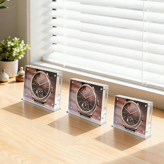 Clear Acrylic Desktop Photo Frame