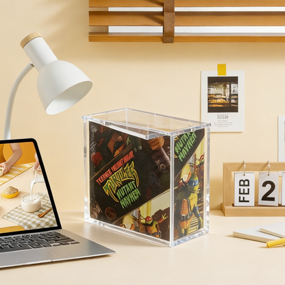 AIMOLLY - Transparent Acrylic Magnetic Display Box - Balanced Treasure Box (Premium Acrylic Display Protection Box, Model: AML-HO25-0028)