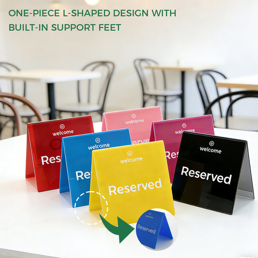 Acrylic Table Tent Cards | Durable & Waterproof