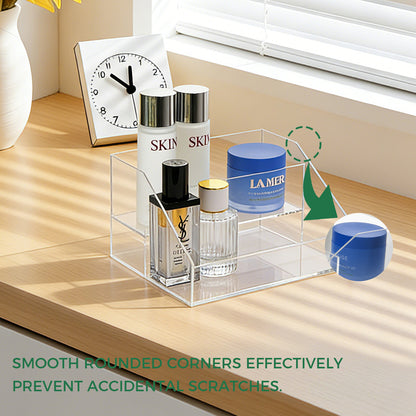Clear Acrylic Trapezoidal storage box