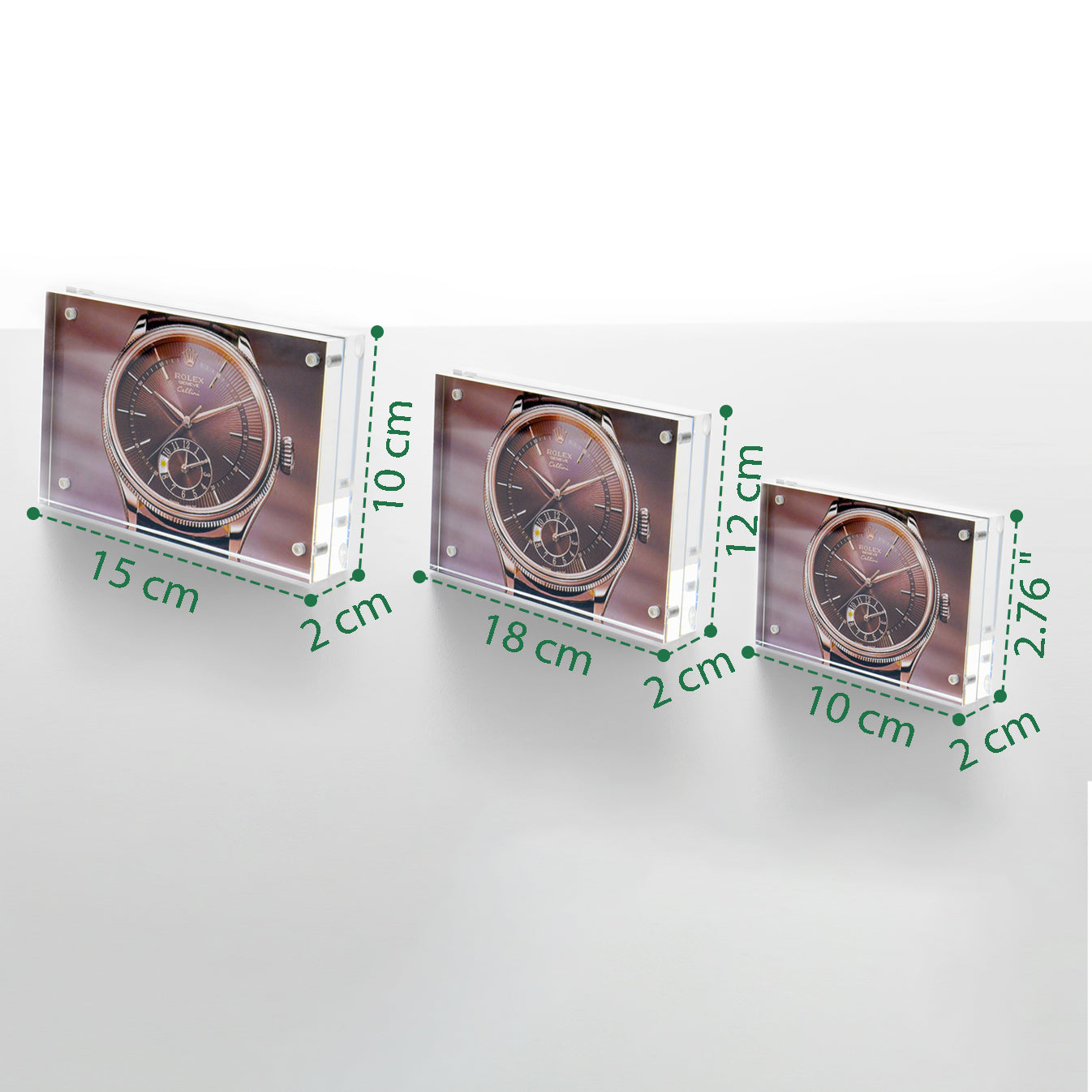 Clear Acrylic Desktop Photo Frame